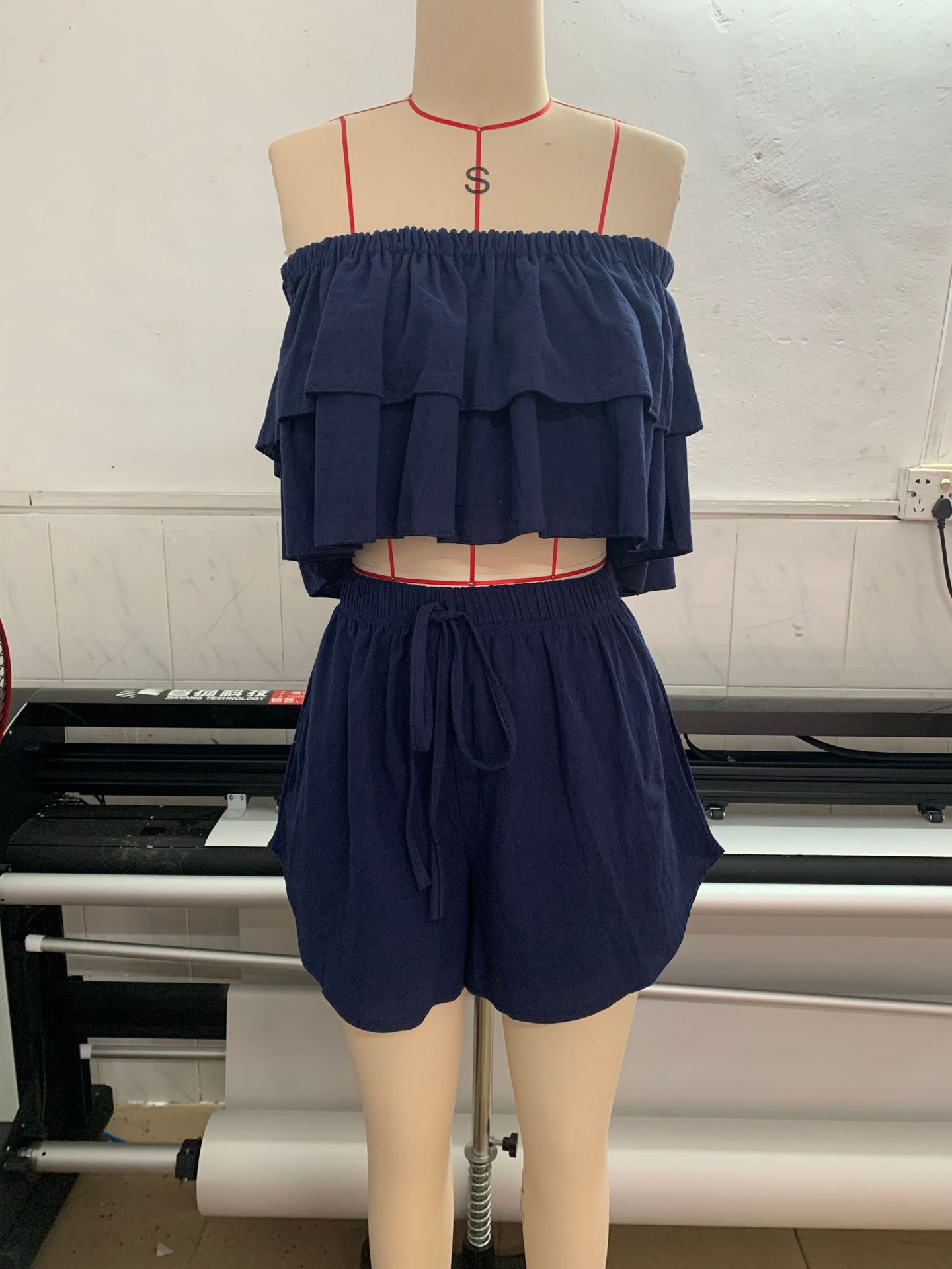 Summer women’s fashion: new ca - Short Linen Drawstring recension och pris