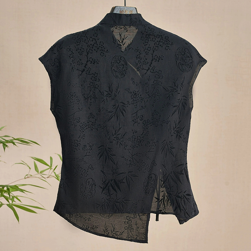 Retro Thin Shirt New Chinese S - Shirt Camp Collar recension och pris