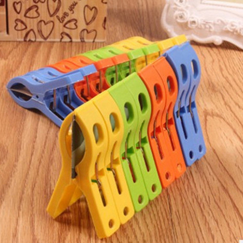 8ps/set Hanger Clips Large Pla - Beach Towel Large recension och pris
