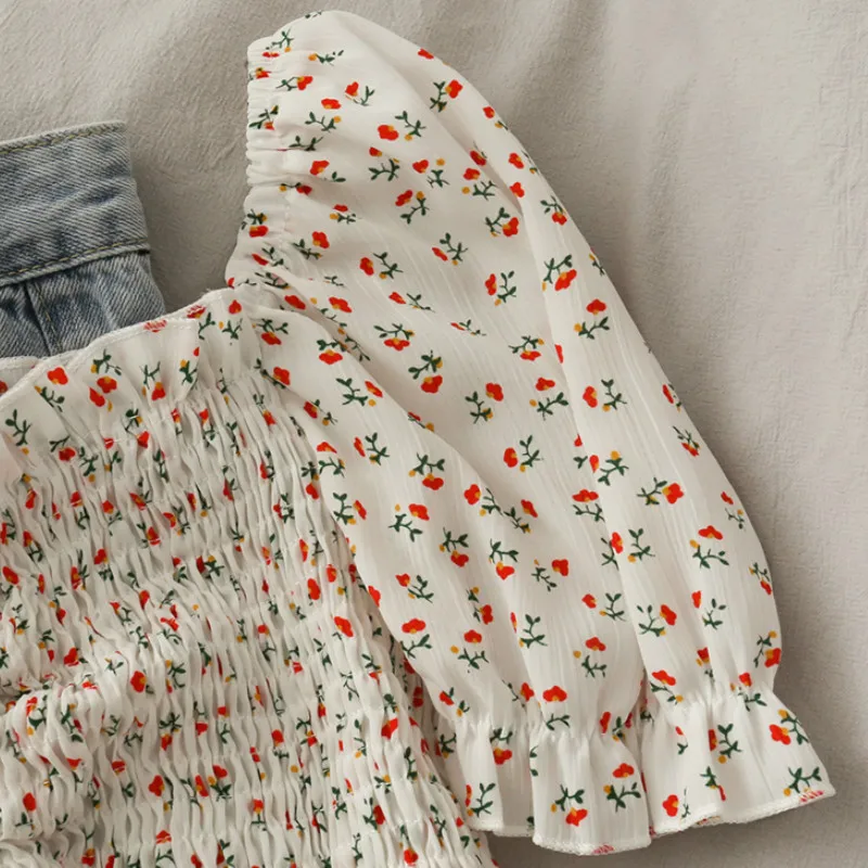 Blouses Shirts Women Floral Dr - Short Linen Drawstring recension och pris
