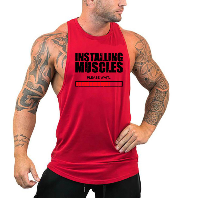 Installing Muscles Please Wait - Tank Top Muscle recension och pris