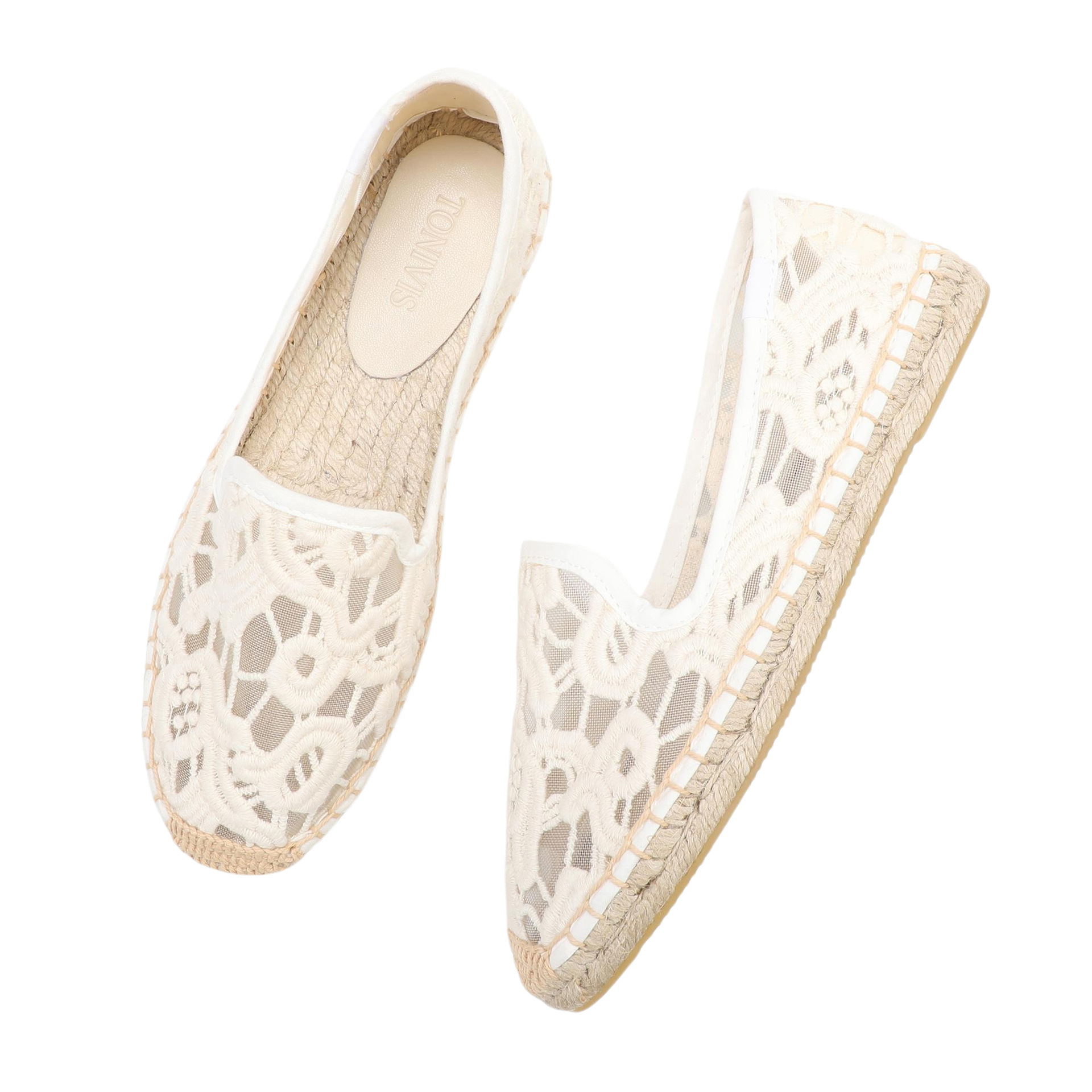 Women Lace Espadrilles Flats S - Espadrille Slip On recension och pris