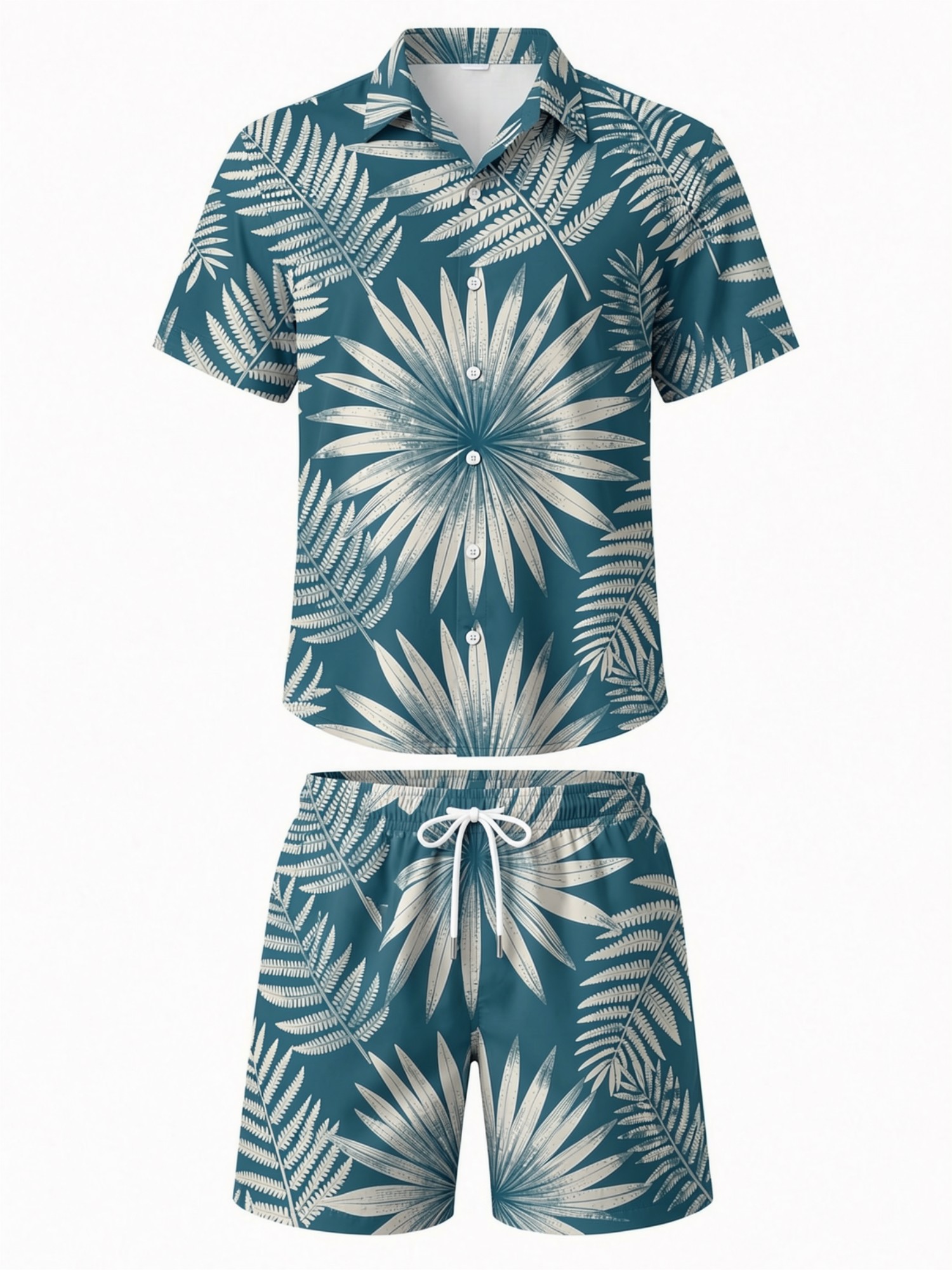 Mens Floral Short Sleeve Shirt - Resort Shirt Floral recension och pris