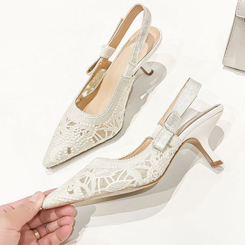 Genuine Leather High Heel Sand - Casual Sandal Leather recension och pris