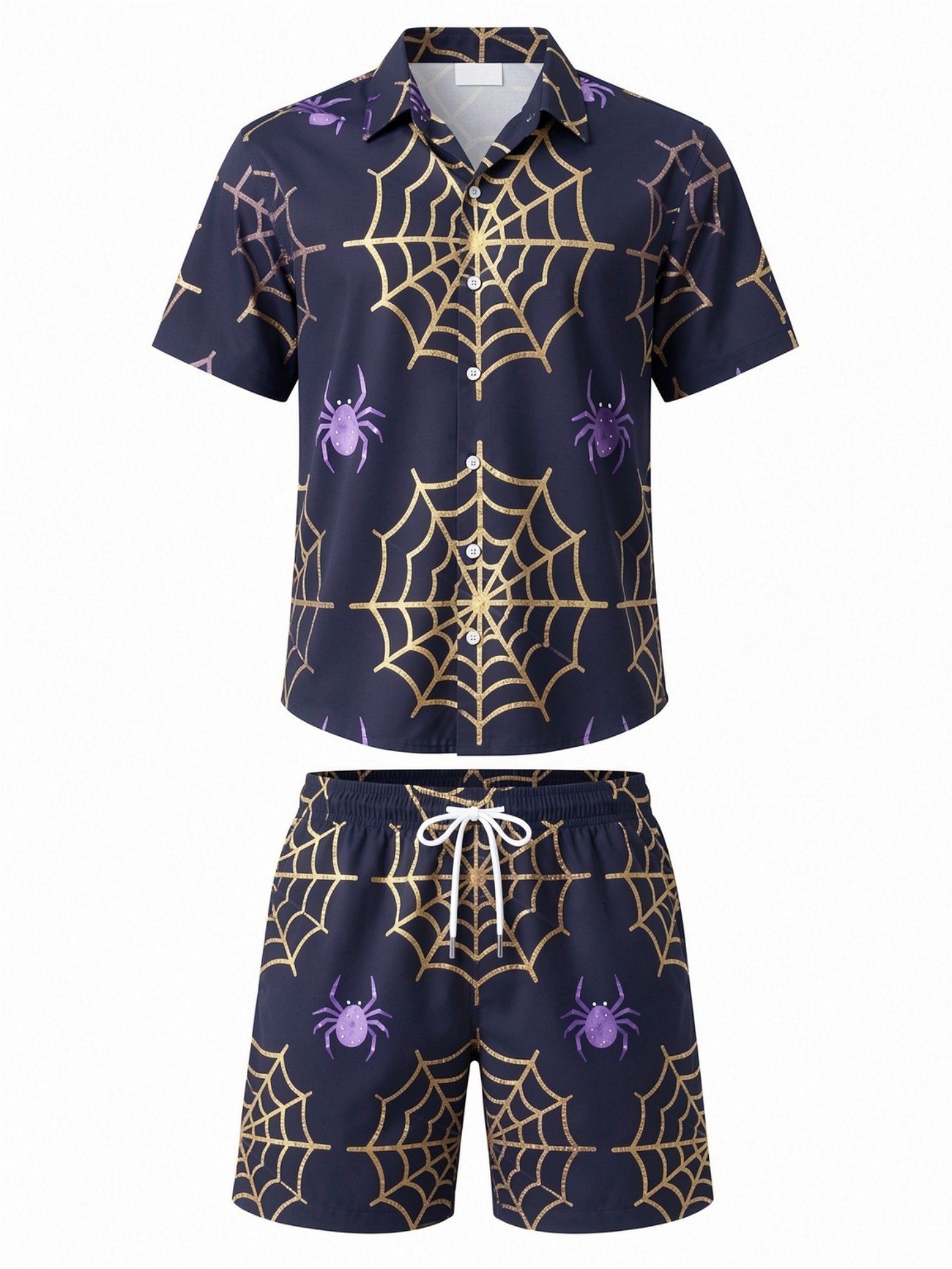 Mens Summer Short Sleeve Polo  - Resort Shirt Floral recension och pris