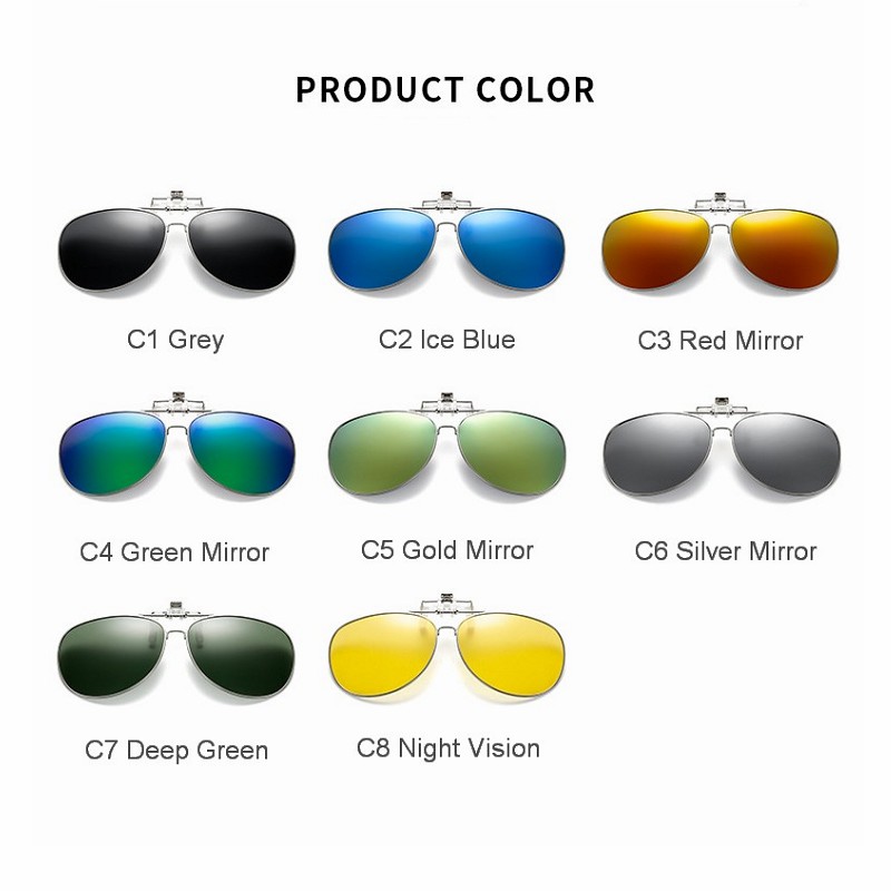 Polarized Sunglasses Lens clip - Sunglasses Aviator Polarized recension och pris
