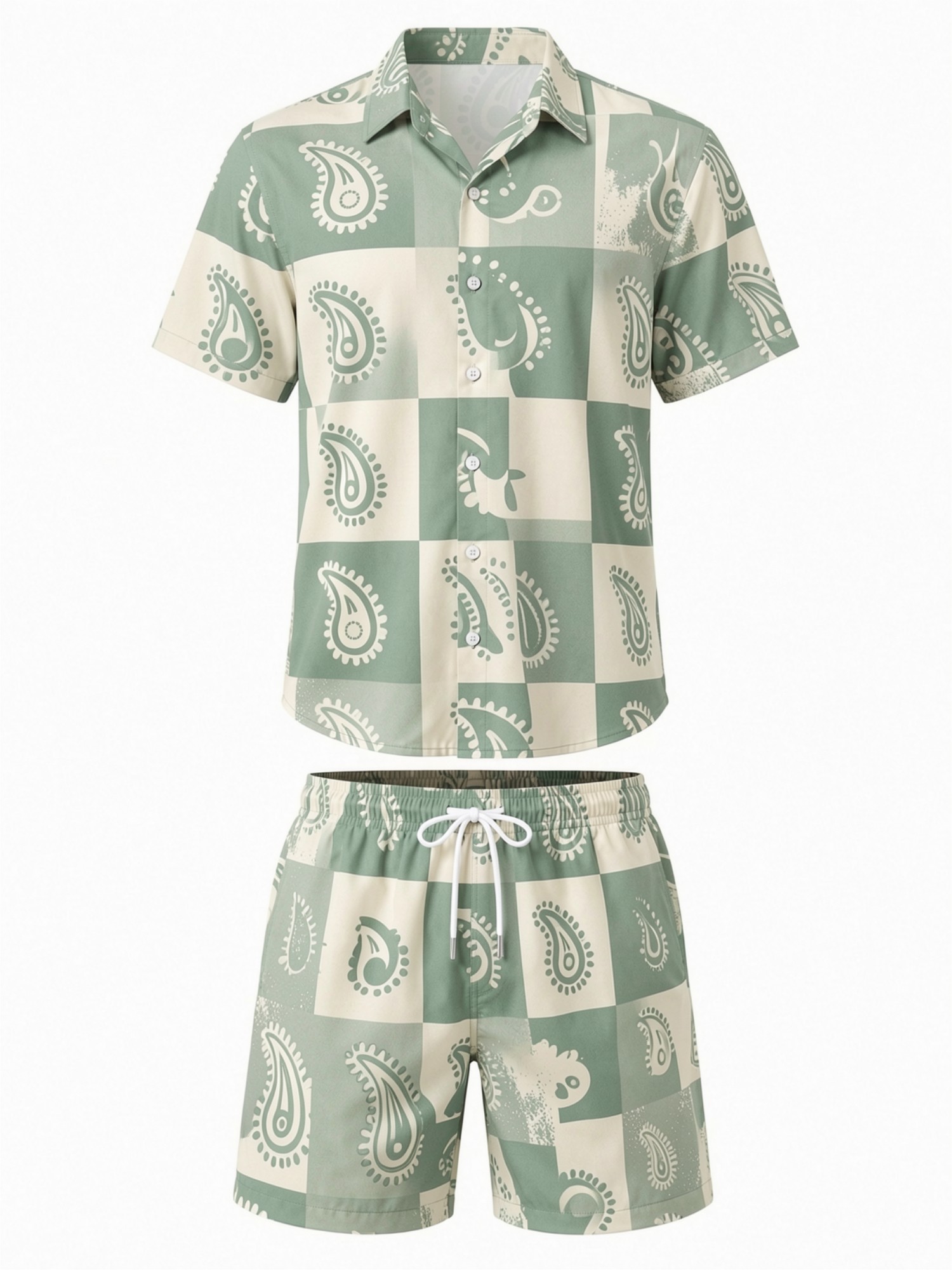 Mens Floral Short Sleeve Shirt - Resort Shirt Floral recension och pris