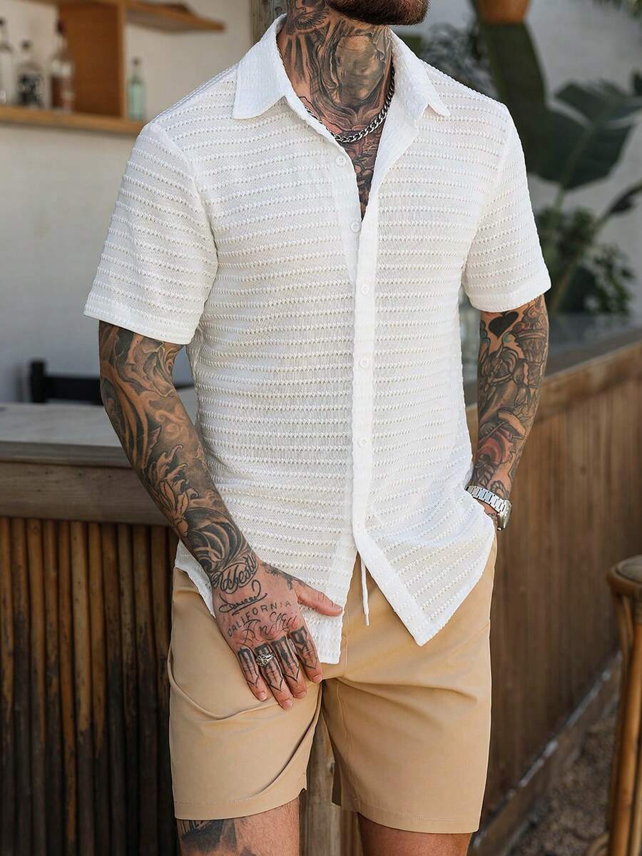 Genlund Men's Burnt Orange Sum - Resort Shirt Floral recension och pris