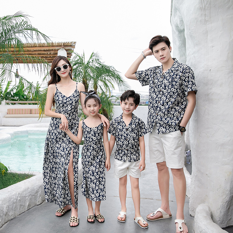 Family Matching Outfit Floral  - Resort Shirt Floral recension och pris