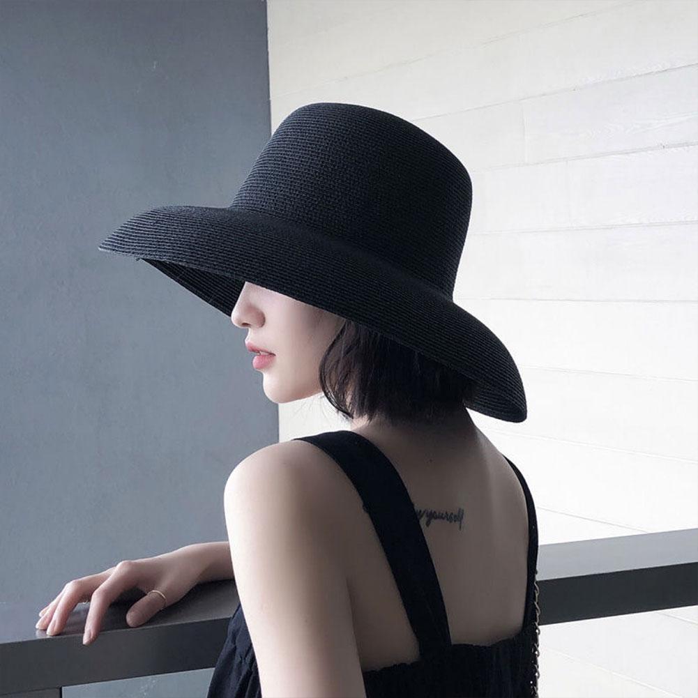 French Hepburn Style Wide Brim - Bucket Hat Straw recension och pris
