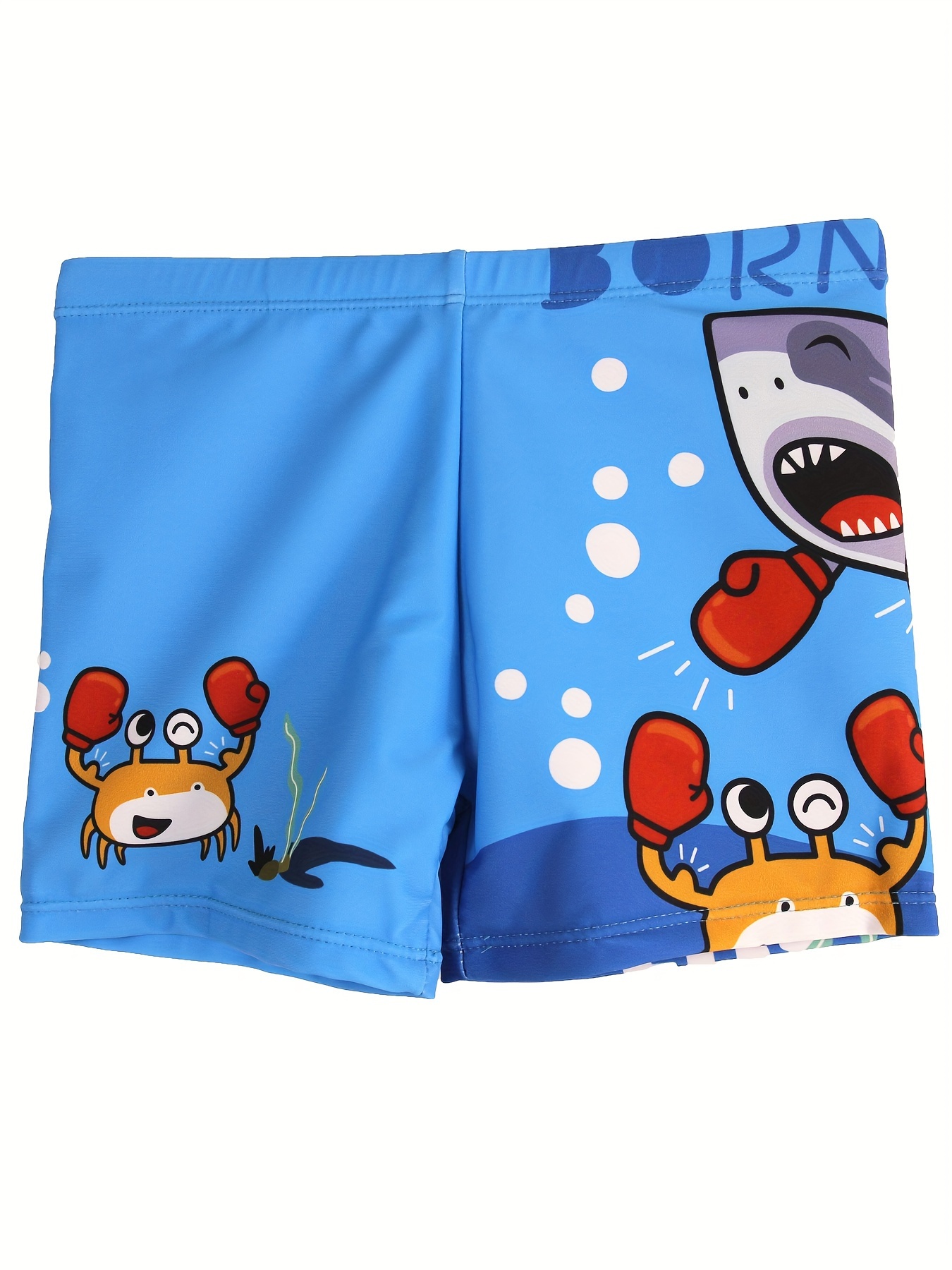 Cartoon Boxing Crab And Shark  - Swim Trunk Quick Dry recension och pris
